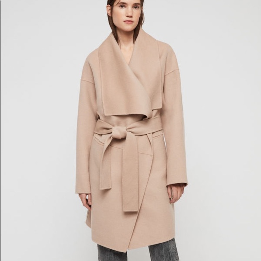 All Saints - Oversized - Adalee Wrap Coat size XS